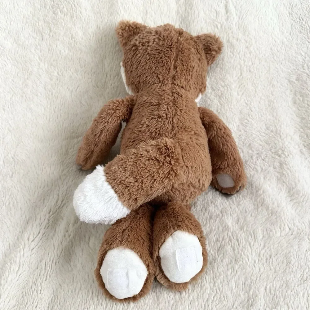 Snow Day Kids Brown Fox Plush 15” Stuffed Animal Touch Hands And Feet